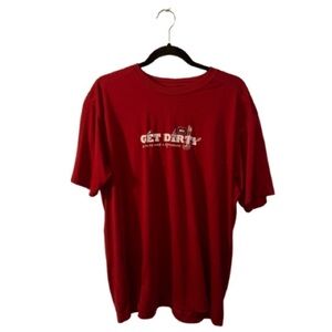 REI "Get Dirty" Red Volunteer Tee (Size L)